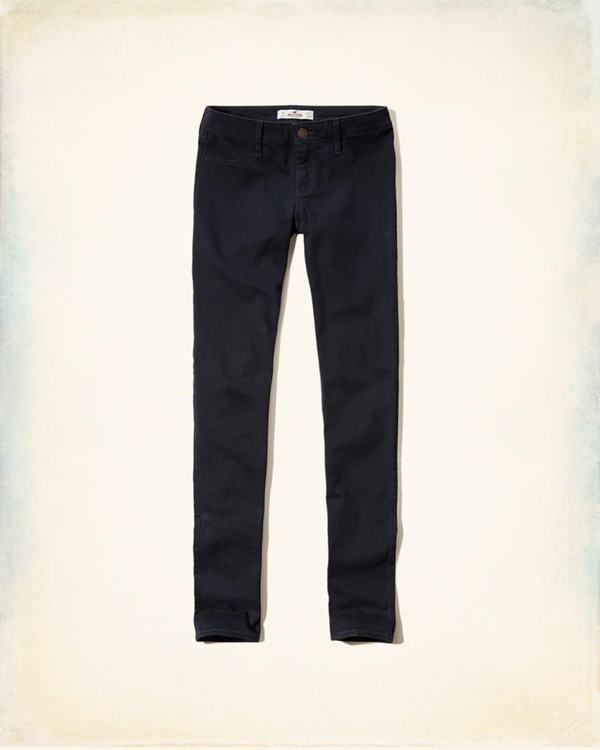 Jeans Hollister Donna Stretch Basse-Rise Super Skinny Blu Marino Italia (179JOSTW)